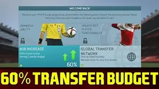 FIFA 16 - HOW TO GET THE 60% TRANSFER BUDGET IN CAREER MODE?
