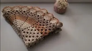 ✨ Par de Tapetes Elegantes em Croch&ecirc; | Tons Areia, Chocolate e Caramelo 🍂