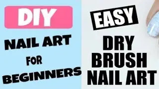 1 minute nail art🔥|Dry Brush Nail art For Beginners🌈|No Tool#shorts