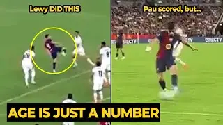 Lewandowski crazy skills with NO LOOK PASS to Pau Vitor goal against AC Milan | Football News Today