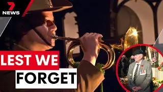 Australian&rsquo;s who gave bravery and sacrifice beyond measure, honoured on Anzac Day | 7 News Australia