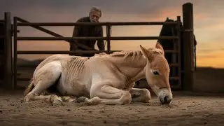 A Starving Foal Collapsed at an Old Cowboy&rsquo;s Gate &mdash; By Morning, the Entire City Was Stunned, #horse