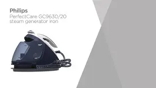 Парогенератор Philips GC9630/20 &mdash; тёмно-синий с белым | Обзор продукта | Currys PC World