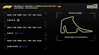 Inside Line Racing | Season 4 | Round 11 | German Grand Prix | ILR4 (PS4 Tier)