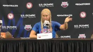 Elizabeth Beisel Press Conference #SwimTrials16
