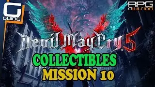 DMC 5 - Mission 10 Collectibles (Secret Mission, Blue & Purple Fragments)
