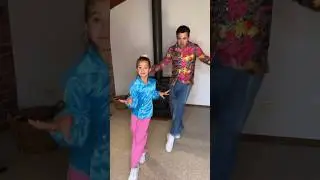 I taught her how to walk, she taught me how to jive.😆#jivedance #dad #daughter #duo