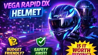 Vega Rapid DX Helmet Unboxing 🔥 | Is It Worth Buying?
