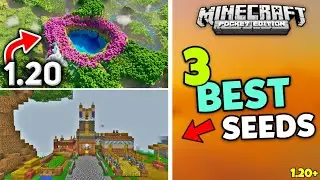 Top 3 Best Seeds For Minecraft PE 1.20 || Seeds For MCPE || Vizag OP
