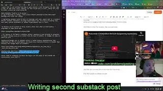 Study stream 6 #studywithme #leetcode #programming #systemdesign #ai #substack