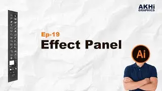 Adobe Illustrator | Ep 19 | EFFECT PANEL | 3D | SHADOW | EMBOSS | ETC. 