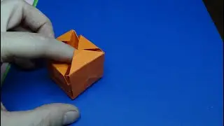 How to make a Paper box finger trap - Origami