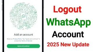 How to Logout WhatsApp Account (2025 New Update) Logout WhatsApp Account On Android