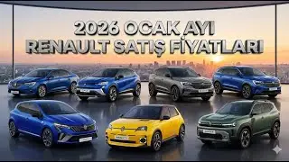RENAULT 2026 YILI OCAK AYI İLK LİSTE FİYATLARI & R5 & CLIO & MEGANE & AUTRAL & DUSTER & CAPTUR