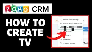 How To Create TV on Zoho CRM | Zoho CRM Tutorial