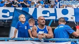 LECH POZNAŃ - Pogoń Szczecin (11.09.2016): doping kiboli Kolejorza
