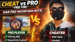 Cheat vs Pro 🔥 | Free Fire Me Real Skill Ka Sach | Three Guy Gamers