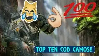 TOP 10 CAMOS IN COD HISTORY! (BO3 Gameplay)