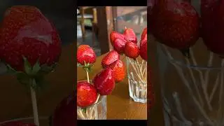Strawberries in Glass 🍓💎 The Sweetest Recipe