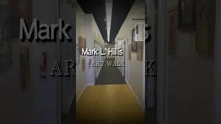 Art walk made by Mark L. Hillis #art #painting #walk