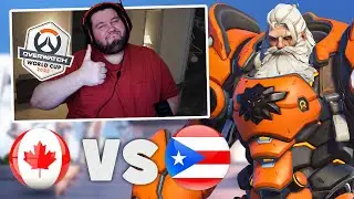 Flats Reacts to Canada vs. Puerto Rico Overwatch 2 World Cup