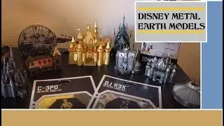 Disney and Galaxy's Edge Metal Earth Models