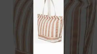Roxy Strippy Beach Large Stylish Tote Bag.  