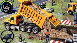 City Highway Excavator Simulator - Road Builder Construction JCB 3D - Android GamePlay