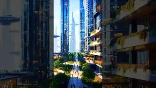 hitech city with nature #viralvideo #shorts #trending