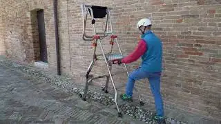 Nuova PL &bull; Scala con Piattaforma di lavoro Faraone
