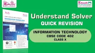 Solver: what-if analysis tool (Information Technology-X-402)