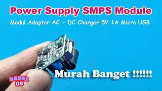 Power Supply SMPS Modul Adaptor AC- DC Charger 5V 1A Micro USB NCP1607