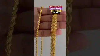 New Designer Silver Gold Polish chain 😍😍🤩🤩 #shorts #ytshorts #jewellery #viral #trending
