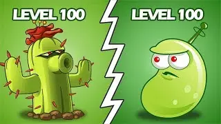 Plants Vs Zombies 2 Cactus Nivel 100 Vs Frijol Laser Nivel 100