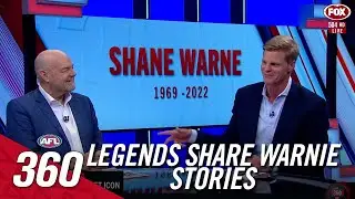 AFL legends share their favourite Warnie stories | AFL 360 | Fox Footy