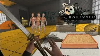 Almighty Katana - Boneworks VR Gameplay Ep.2 (HTC Vive)