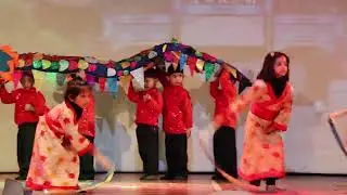 Annual Day Flight 2025 ✈️ | Travel Around the World 🌍 | Nursery Class – China Performance 🐉