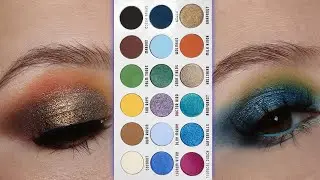 Sydney Grace X The Fancy Face TropiCOLOR palette | Swatches & 2 looks