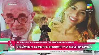 💥 ESCÁNDALO: Ricardo Canaletti renunció y se fue a los gritos