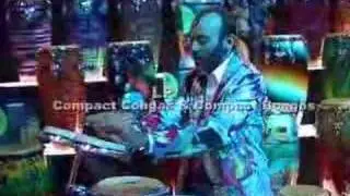 PiTTi Hecht at Namm Show on LP Bongos and Cong