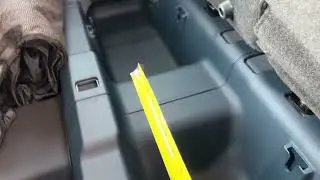 Ford Maverick - Back Seat Storage Dimensions - Measurements