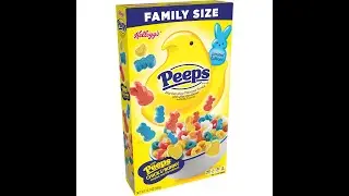 Kellogg's Peeps Marshmallow Flavored Cereal