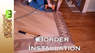 Installing Hardwood Floor Borders