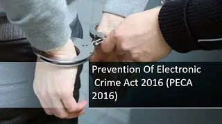 Prevention Of Electronic Crime Act 2016  | Cybercrime Laws #cybercrime #cybersecurity