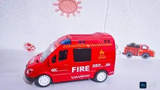 Satisfying With Unboxing Fire Truck Series Toys, Fire Rescue Truck | ASMR Unboxing Toy