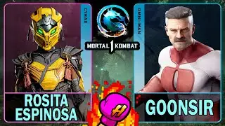 MK1 Rosita Espinosa (ASHRAH) VS Goonsir (CYRAX)🥊Mortal Kombat 1🥊4K 60ᶠᵖˢ
