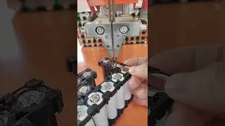 Spot welding lithium batteries pack #NewEnergy