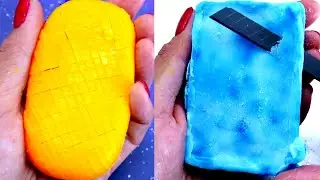 ASMR Soap Carving Relaxing Sounds !Satisfying Crunchy Gritty Tapping Sound No Talking ASMR Unlimited