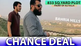 Bahria Hills Chance Deal 833 Sq.Yd Plot | Bahria Hills Villa | Precinct 9 Bahria Town