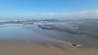 Lovely over nite stop free car park rite on the edge the beach at cambois Northumberland 20/1/2026